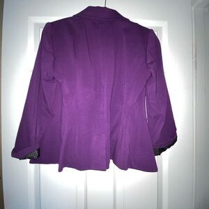 Purple XS Blazer fully lined